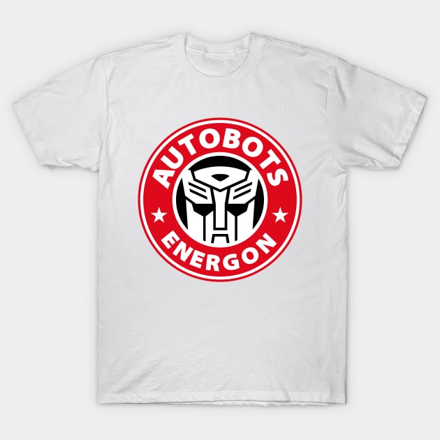 Autobots Energon - Red Variant T-Shirt by prometheus31